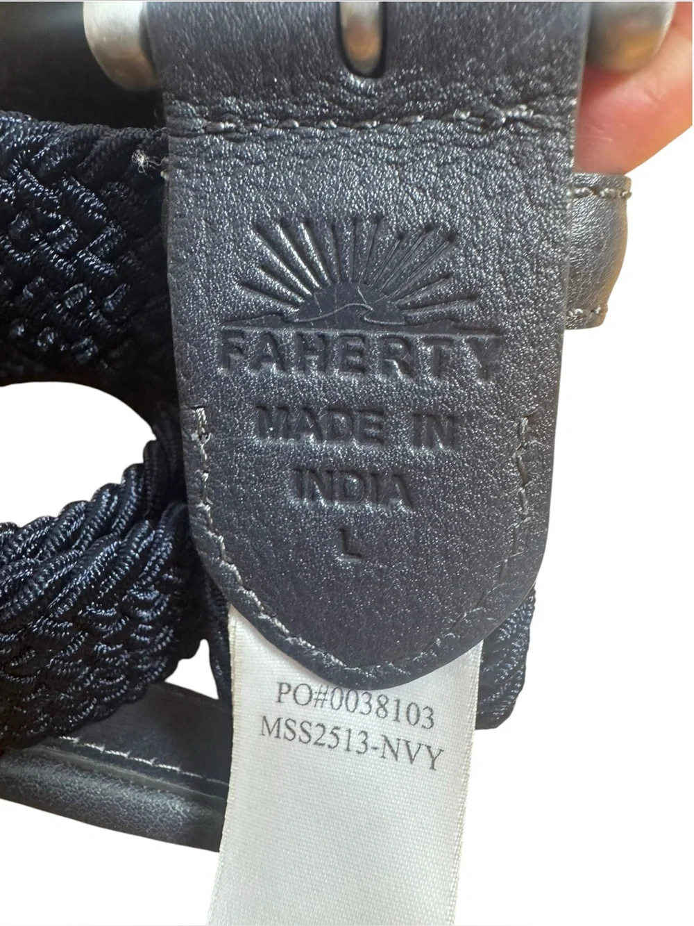 Faherty fabric braided